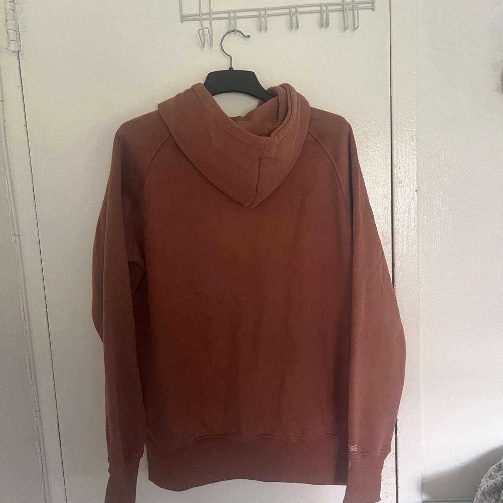 Rust Hoodie with White Graphic sweat suit - Picture 2 of 9